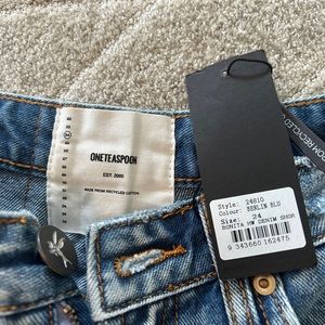 OneTeaspoon Bonita High Waist Denim Shorts Size 24